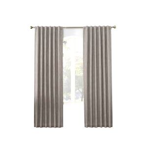 Brand new Allen & Roth dark gray panel curtain